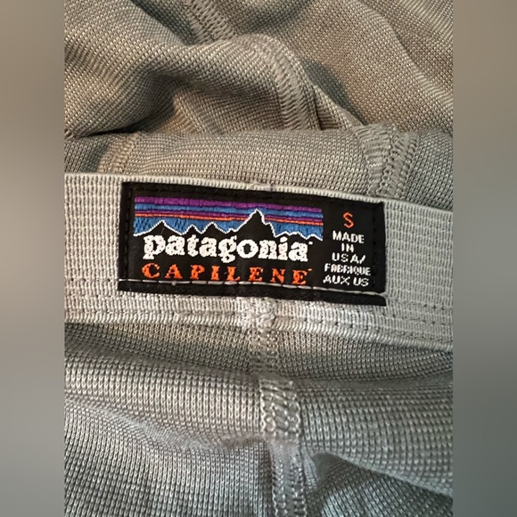 Patagonia Capilene Thermal bottoms Small Gray - Picture 2 of 5